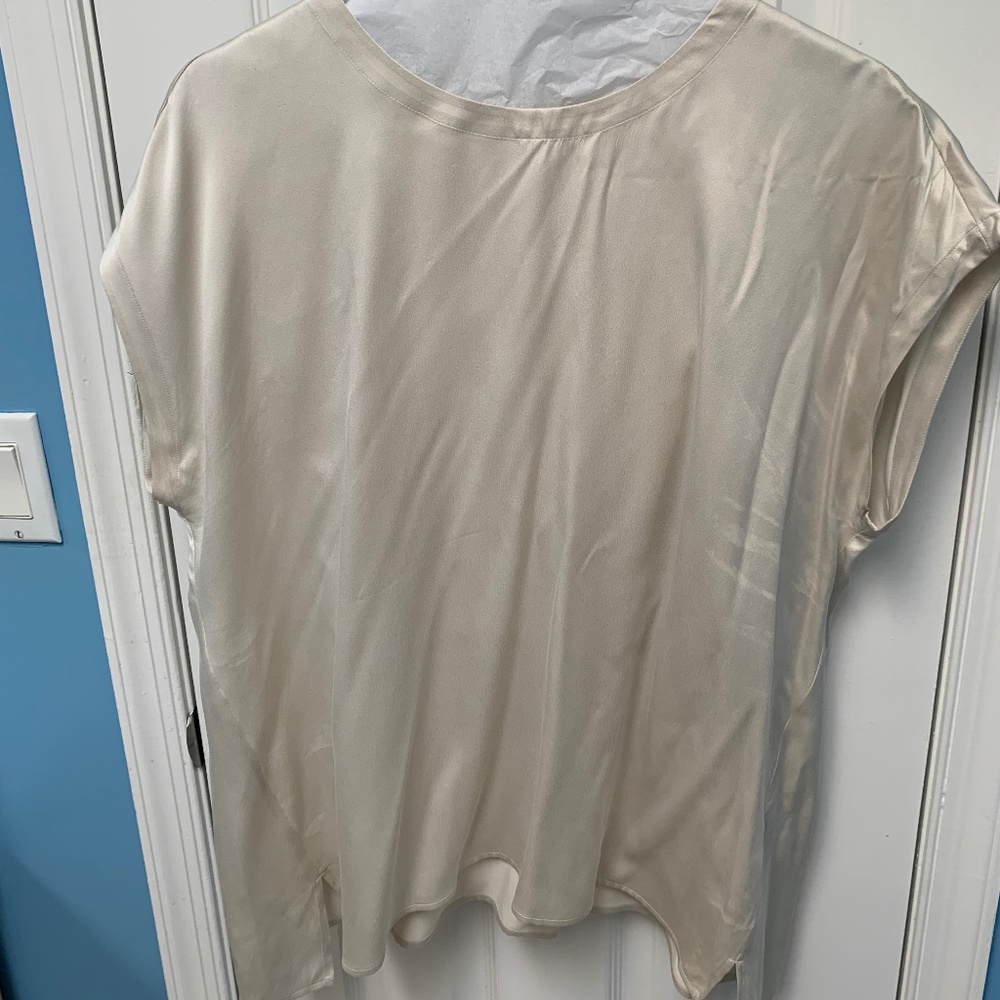 Eileen Fisher Silk Cap Sleeve Top